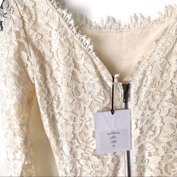 DVF Lace Zarita Dress US size 0 Ivory NWT - Picture 6 of 7